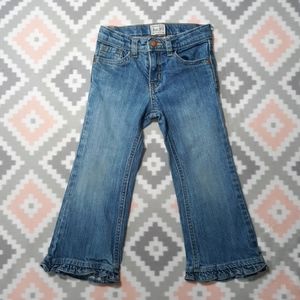 Children's Place size 5T Ruffle Flare Jeans
